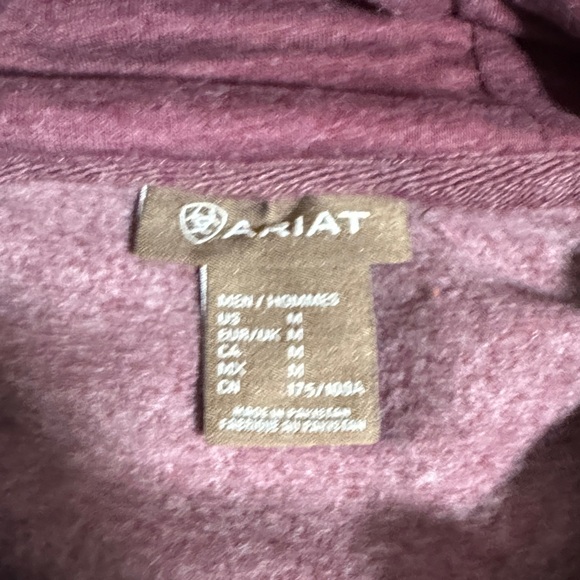 NWOT Ariat Maroon Hoodie medium - Picture 6 of 6